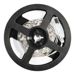 LED juostos komplektas RGB 3m P54 12V 8W su nuotolinio valdymo pulteliu (maitinimo šaltinis komplekte)