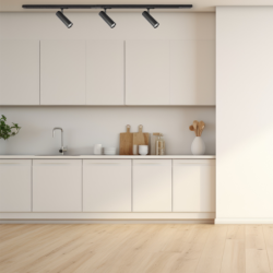 Į bėgelį montuojamas šviestuvas Sumba 20W 2700/4000K JUODA 3 fazių