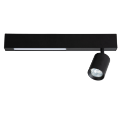 Lubinis šviestuvas Magnet 5W+1xGU10 3000/4000K JUODA