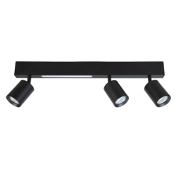 Lubinis šviestuvas Magnet 5W+3xGU10 3000/4000K JUODA