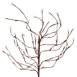 Saulės energija įkraunamas įsmeigiamas šviestuvas Tree 120cm RGB+3000K IP44