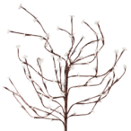 Saulės energija įkraunamas įsmeigiamas šviestuvas Tree 120cm RGB+3000K IP44