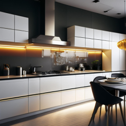 5x Baldinis šviestuvas LED Vito T5 8W 4000K 60cm su jungikliu