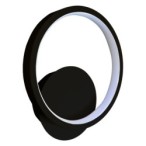 Sieninis šviestuvas Hoop JUODA 7W LED 4000K