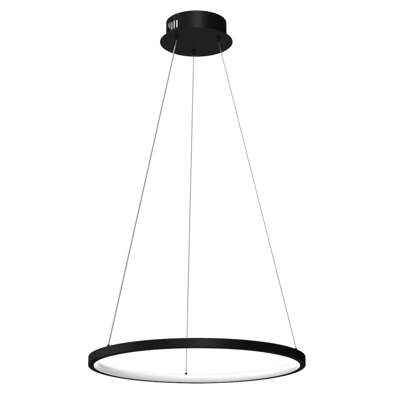 Pakabinamas šviestuvas Hoop JUODA 27W LED 4000K