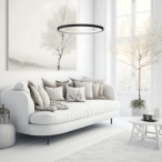 Pakabinamas šviestuvas Hoop JUODA 27W LED 4000K