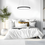 Pakabinamas šviestuvas Hoop JUODA 27W LED 4000K