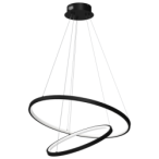 Pakabinamas šviestuvas Hoop JUODA 51W LED 4000K