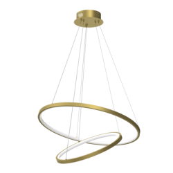 Pakabinamas šviestuvas HOOP Auksas 51W LED 4000K