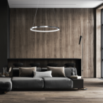 Pakabinamas šviestuvas HOOP Chromas 27W LED 4000K