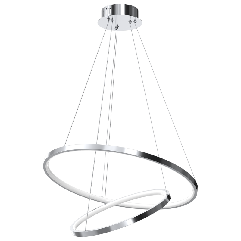 Pakabinamas šviestuvas HOOP Chromas 51W LED 4000K