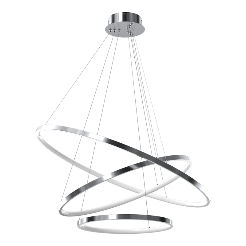Pakabinamas šviestuvas HOOP Chromas 93W LED 4000K