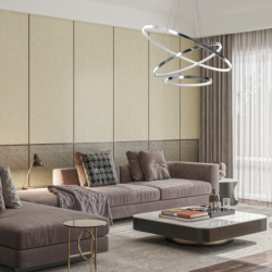 Pakabinamas šviestuvas HOOP Chromas 93W LED 4000K