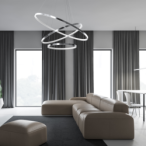 Pakabinamas šviestuvas HOOP Chromas 93W LED 4000K