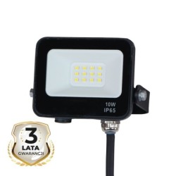 LED prožektorius 10W 4000K IP65 Juodas