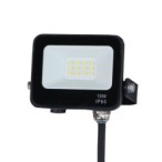 LED prožektorius 10W 4000K IP65 Juodas