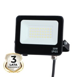 LED prožektorius 30W 4000K IP65 Juodas