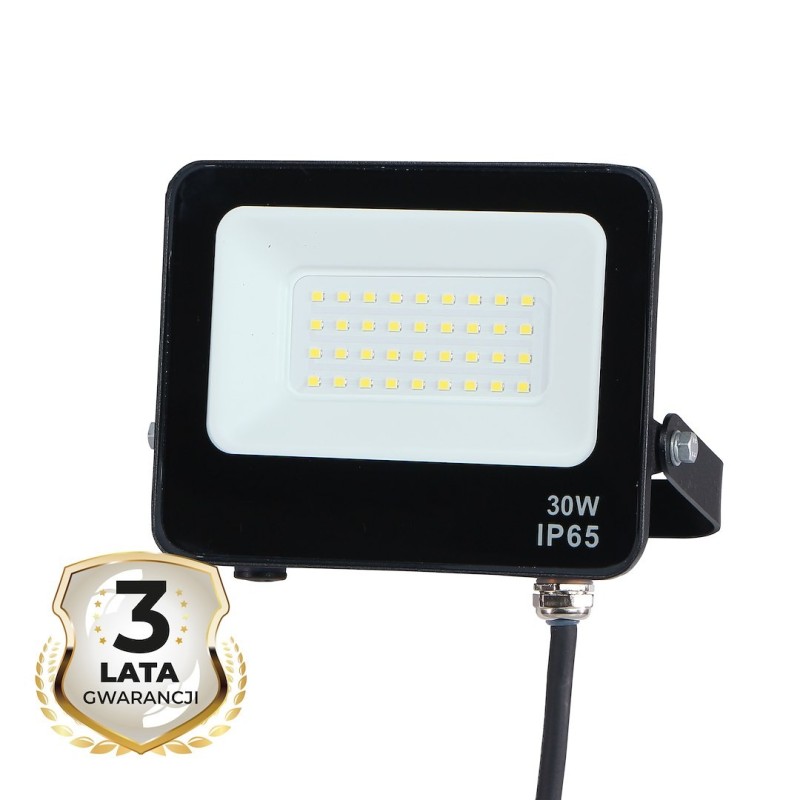 LED prožektorius 30W 4000K IP65 Juodas