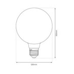 LED lemputė LED 15W G120 E27 3000K