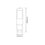 LED lemputė COB LED 4W G9 4000K