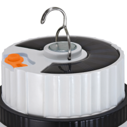 Pakraunamas LED šviestuvas Ufo 10W 4000K USB 5V + Saulės energija įkraunamas