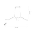 Pakabinamas šviestuvas LOOP 28W LED 4000K