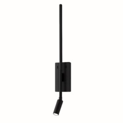 Sieninis šviestuvas Torch JUODA 6W+3W 4000K