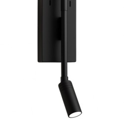 Sieninis šviestuvas Torch JUODA 6W+3W 4000K