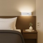 Sieninis šviestuvas Resort Dešinės pusės 10W + 3W LED 4000K BALTA