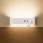 Sieninis šviestuvas Resort Dešinės pusės 10W + 3W LED 4000K BALTA