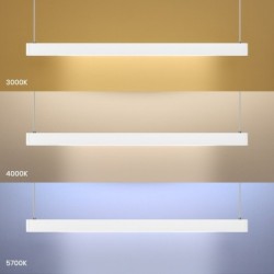 Pakabinamas šviestuvas Linea BALTA 36W LED 3000K-4000K-5700K