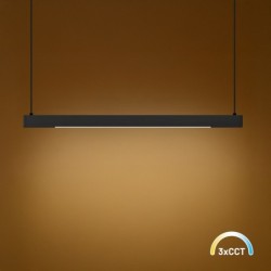 Pakabinamas šviestuvas Linea JUODA 36W LED 3000K-4000K-5700K