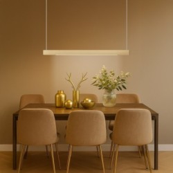 Pakabinamas šviestuvas LINEA Auksas 36W LED 3000K-4000K-5700K