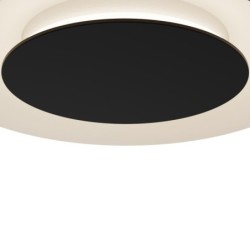 Lubinis šviestuvas Piattino JUODA 30W Ø40cm LED 3000K-4000k-6000K