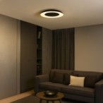 Lubinis šviestuvas Piattino JUODA 30W Ø40cm LED 3000K-4000k-6000K