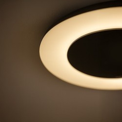 Lubinis šviestuvas Piattino JUODA 30W Ø40cm LED 3000K-4000k-6000K