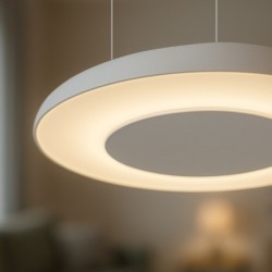 Pakabinamas šviestuvas Piattino BALTA 30W Ø40cm LED 3000K-4000k-6000K