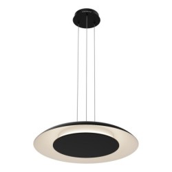 Pakabinamas šviestuvas Piattino JUODA 30W Ø40cm LED 3000K-4000k-6000K
