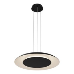 Pakabinamas šviestuvas Piattino JUODA 30W Ø40cm LED 3000K-4000k-6000K