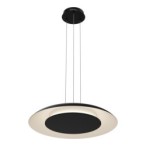 Pakabinamas šviestuvas Piattino JUODA 30W Ø40cm LED 3000K-4000k-6000K