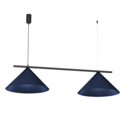 Pakabinamas šviestuvas CAPITAL Juoda/NAVY Mėlyna 2XGX53