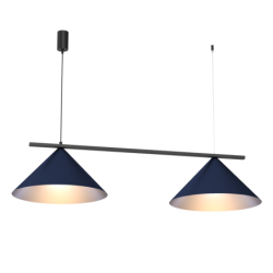 Pakabinamas šviestuvas CAPITAL Juoda/NAVY Mėlyna 2XGX53