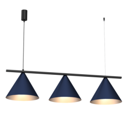 Pakabinamas šviestuvas CAPITAL Juoda/NAVY Mėlyna 3XGX53