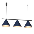 Pakabinamas šviestuvas CAPITAL Juoda/NAVY Mėlyna 3XGX53