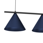 Pakabinamas šviestuvas CAPITAL Juoda/NAVY Mėlyna 3XGX53