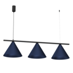 Pakabinamas šviestuvas CAPITAL Juoda/NAVY Mėlyna 3XGX53