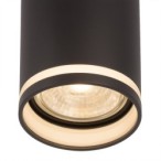 Lubinis šviestuvas Pipe Ring Spot JUODA 1xGU10