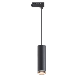 Į bėgelį montuojamas šviestuvas PIPE-RING Zwis JUODA 1xGU10 1 fazės