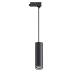 Į bėgelį montuojamas šviestuvas PIPE-RING Zwis JUODA 1xGU10 1 fazės