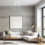 Lubinis šviestuvas Mica Spot BALTA + Chromas 2xGU10